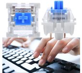 Placa de interruptor de teclado mecánico de 10 piezas con interruptor azul montado para la serie RGB de NewGiant