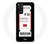 Coque pour Xiaomi Redmi Note 11 4G Billet d'avion Marrakech Maroc