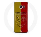 Coque Samsung Galaxy S6 rcl lens Logo fond jaune et rouge