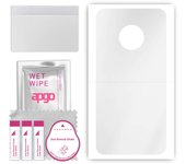 apgo Ultra Clear Protective Skin Sticker for the back compatible with Motorola Moto G5 Plus, Wrap Film, Hydrogel Film, Flexible, Soft TPU with positio