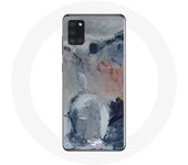 Coque Samsung Galaxy A21S Gris abstract texture background