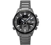Casio Edifice Smartphone Link Modelo Bluetooth Analógico Digital Esfera gris Reloj de cuarzo ECB-30DC-1B 100M para hombre gris
