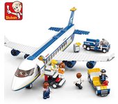 463 PCS AirBus Modelo Avión Conjuntos de bloques de construcción Niños DIY Ladrillos Juguetes clásicos