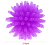 10 juguetes para gatos, pelota de peluche elástica, juguete interactivo colorido con púas para masticar.