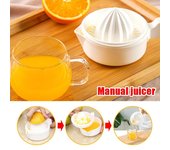 Exprimidor manual de plástico para frutas, naranjas, limones y cítricos, minilicuadora portátil, accesorios de cocina