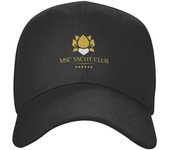 Gorra de béisbol con diseño del logotipo del MSC Yacht Club, gorra snapback, gorras de béisbol para mujer, gorras unisex 2023