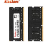 KingSpec Memoria Ram Ddr4 8GB 16GB 32GB tarjeta de Memoria RAM portátil 2666mhz 3200 Mhz Memorias Rams DDR4 1,2 V portátil 4G 2666MHz negro