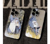 Funda blanda para teléfono móvil Apple 13 14promax 15pro transparente iPhone 11 12 modelo de moda de animación iPhone 14
