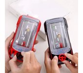 Juego de entrenamiento mental para pensar, exquisita máquina de simulación portátil para carreras de coches, consola de dibujos animados rojo