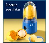 Agitador de huevos eléctrico Mezclador de yema USB recargable Batidor de huevos automático Huevo Herramientas de cocción rotativa Herramientas para hornear Accesorios de cocina 1Pc azul