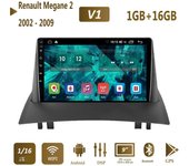 Android Car Radio WIFI navegación GPS para Renault Megane 2 2002 - 2009 estéreo para coche reproductor Multimedia unidad principal 2din 1 + 16GB