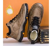 Zapatos de trabajo ligeros de protección laboral para otoño e invierno, zapatos de trabajo cómodos de algodón sencillo y transpirable, zapatos para hombres 39