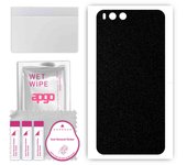 apgo Protective Skin Sticker for the back compatible with Xiaomi Mi 6, Wrap Film, Foil, Vinyl - Pattern Matte Black