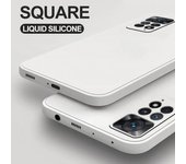 Funda de silicona líquida cuadrada para Xiaomi Redmi Note 11 Pro 11 11S 4G 5G F4 GT, carcasa trasera para Redmi Note 11 11S Note 12 Pro POCO F4 GT