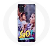Coque Samsung Galaxy A21S Poursuis Tes Rêves Mía Cáceres et Álvaro Paz Go! Vive a tu manera