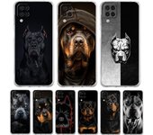 Funda de silicona transparente para Samsung Galaxy A13, A51, A71, A21S, A12, A11, A31, A52, A41, A23, A53, A73, A32 5G, A03S, con diseño de perro rottweiler. Samsung A23