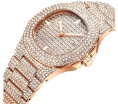 VA VA VOOM Relojes de cuarzo con diamantes 2023 Moda original Relojes de lujo para mujer Marca 3ATM Reloj de pulsera impermeable para mujer Reloj de cuarzo oro
