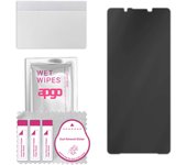 apgo Vidrio protector híbrido mate de privacidad compatible con Sony Xperia 5 V, nano vidrio flexible, excelente reemplazo para vidrio templado, resistente a rayones