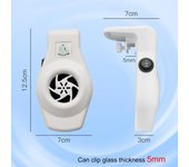 Mini ventilador de refrigeración para pecera, interfaz USB, refrigeración para acuario, ventilador de velocidad del viento ajustable verde