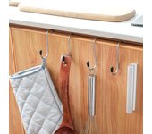 Ganchos en forma de S de acero inoxidable multifuncionales para colgar en la cocina, barra, baño, dormitorio, herramienta de almacenamiento