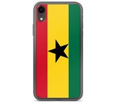 Funda - PIXELFORMA - iPhone XR - Drapeau du Ghana - Protección completa - Sopa de silicona