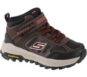 de Niño Zapatillas trekking piel lisa Skechers 27 marrón
