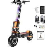 TOURSOR X8Pro - Patinete eléctrico plegable para adultos, 4000 W, motor dual, batería de 60 V y 38,8 Ah, neumáticos de 13 pulgadas, todoterreno