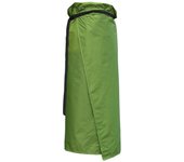 Falda impermeable para mochileros, senderismo, ligera y portátil, con bolsa de almacenamiento, para usar como manta de picnic verde claro