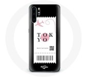 Coque pour Huawei P30 pro Billet d'avion Tokyo Japon