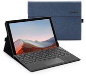 Omnpak Compatible con Surface Go4 lanzado en Go3 lanzado en Go2 lanzado en Surface GO Estuche pulgadas superficie cubierta protectora ángulo Soporte Ligero azul