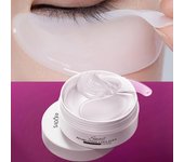 Mascarilla de colágeno para ojos hipoalergénica y reorganizadora con caracol, enriquecida con glicerina, hidratante para ojos para todo tipo de pieles, 30 pares por botella