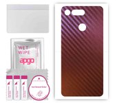 apgo skin sticker film foil vinyl for the BACK compatible with Honor View 20 Honor V20, scratch-resistant, easy to install - Carbon Chameleon CAKA5