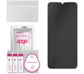 apgo Privacy Matte Hybrid protective glass compatible with Realme C21, flexible nano glass, great replacement for tempered glass, scratch-resistant, f