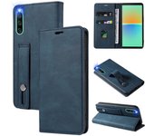 Funda de cuero para Sony Xperia 10 IV, Ace III, XZ3 y Xperia 5 V, proporcionando protección completa. Xperia 1 VI de lago verde