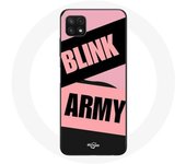 Coque pour Samsung Galaxy A22 5G BTS ARMY Et Blackpink Blink Rose Noir
