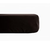 Drap housse Palace pur coton teint lavé 63 fils/cm² Vent du sud - Palace Café - 90 x 190 cm bonnet de 30 cm