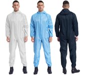 Mono de trabajo mecánico con capucha y manga larga para hombre, mono con cremallera frontal, ropa de trabajo XXL azul marino