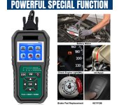 Escáner OBD2 de alta resistencia KW470, luz de verificación de transmisión del motor, herramienta de diagnóstico automático para automóvil, lector de códigos de falla y resolución de problemas