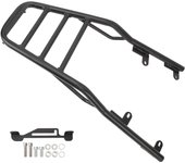 Estante de equipaje trasero para motocicleta, resistente, elegante y de seguridad, para almacenamiento trasero de motocicletas.