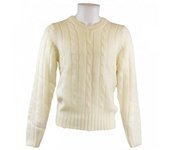 Jersey de críquet bordado para niños de Carta Sport M blanco