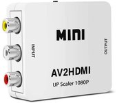 Convertidor de vídeo RGB, RCA a HDMI para consolas retro, videocámaras y VCR [AV2HDMI]