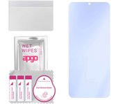 apgo Ultra-Clear 9H Hybrid protective glass compatible with Wiko Voix, flexible nano glass, great replacement for tempered glass, scratch-resistant, f