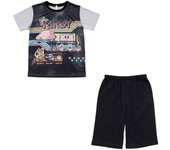 Pijama Dream Land Kirby King Dedede Waddle Dee Nintendo Switch Pikmin Series Goods Pijama de manga corta Conjunto de pijama de mezcla de algodón Pijama corto gris