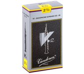Caña para saxofón soprano Vandoren V.12 Dureza: 2-12 (10 piezas)