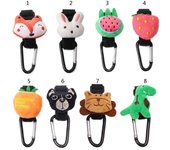 Bolsa de bebé mejorada, gancho para carrito, organizador, accesorios para cochecito, 2 uds. lion