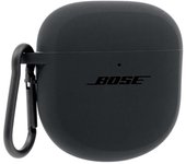 Funda de silicona para auriculares Bose QuietComfort II de BOSE Funda protectora para auriculares Bose QC II Funda de silicona con mosquetón de aluminio Triple Black