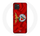 Coque maniacase pour Samsung Galaxy A03 slb benfica fond rouge