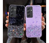 Funda de teléfono con purpurina y estrellas brillantes para Samsung Galaxy A05, A05S, A15, A55, A35, A06, A16, A26, A36, A54, 5G, S23, S25, S24+ Plus, Ultra M23 Samsung Galaxy M33 verde