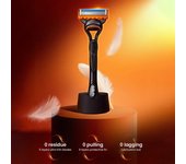 Gillette Fusion 5 1 mango 5 cabezales de afeitado 1 soporte negro