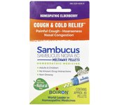Boiron, Pellet Soluble Sambucus, 6C, Cough and Cold Relief, Approx. 80 100ml pellets
